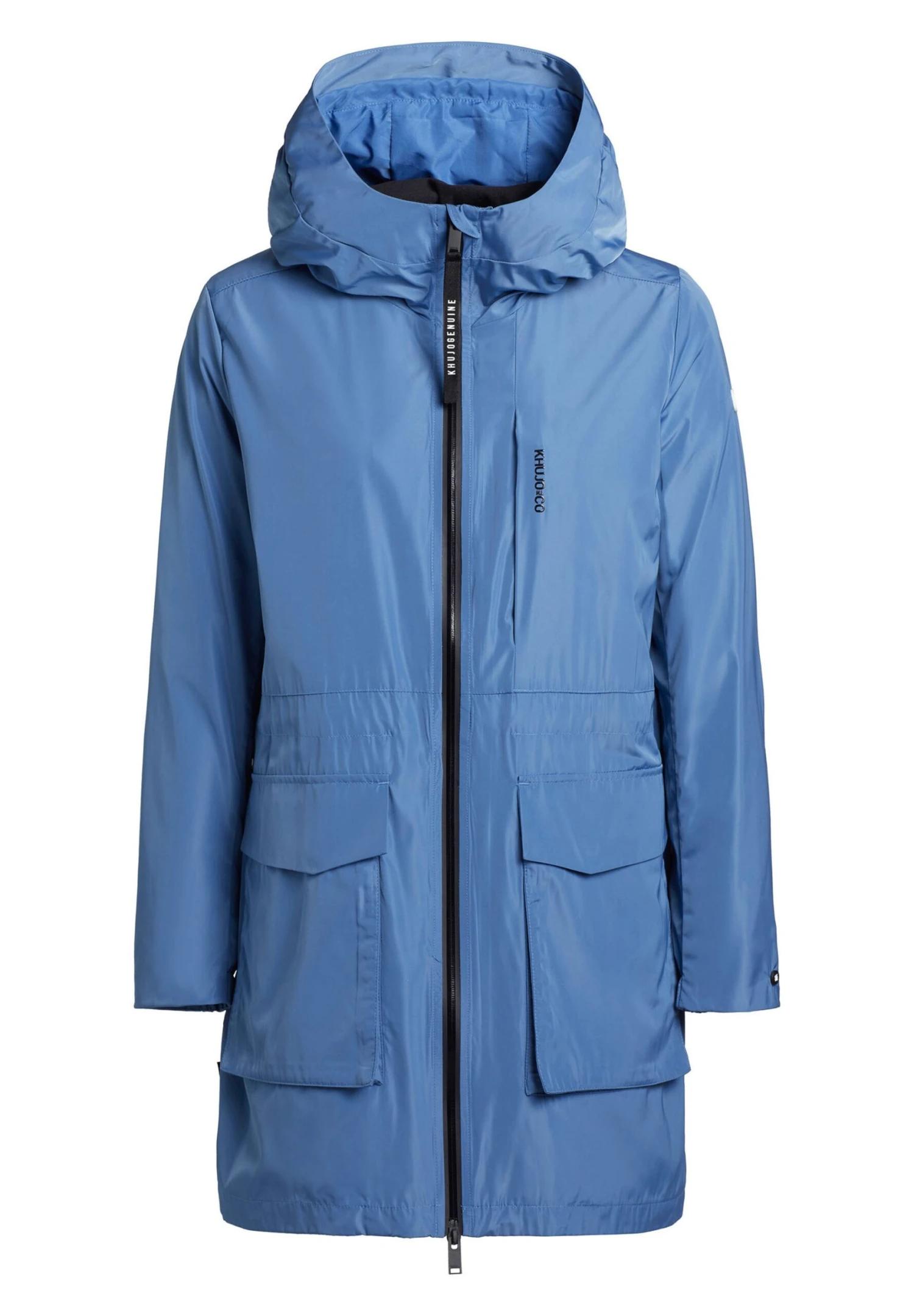 Khujo Mantel Ging - Halflange Jas - Blau 9 Khujo Mantel Ging - Halflange Jas - Blau - Afbeelding 9