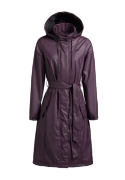 Khujo Mantel Glenna2 - Trenchcoat - Lila -Khujo Mode Aanbiedingen Winkel 078961eea5ed4d34a308792a7162f257