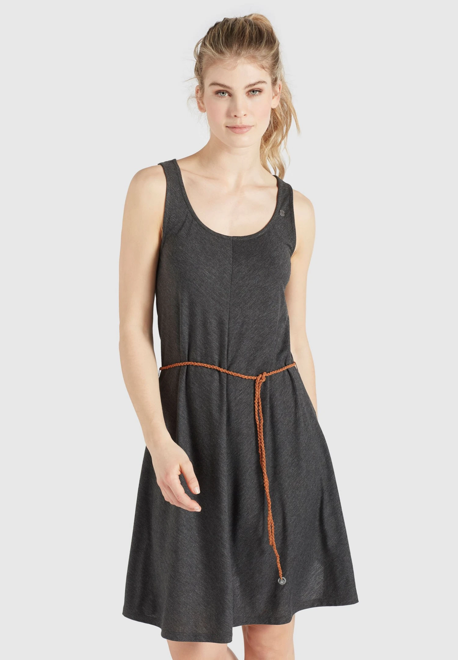 Khujo Padma - Jerseyjurk - Dunkelgrau Meliert 1 Khujo Padma - Jerseyjurk - Dunkelgrau Meliert