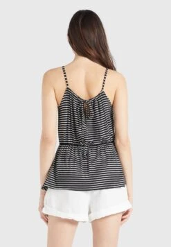 Khujo Valda - Top - Schwarz-Weiß Gestreift -Khujo Mode Aanbiedingen Winkel 0adc685864944bf490e190e78a7de718