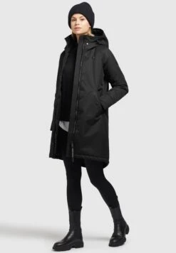 Khujo Laria - Winterjas - Schwarz -Khujo Mode Aanbiedingen Winkel 0ee4b78ce78649c6b89d295ddf605145