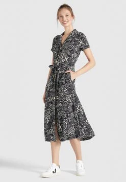 Khujo Goya - Blousejurk - Schwarz Weiß Gemustert 12 Khujo Goya - Blousejurk - Schwarz Weiß Gemustert -Khujo Mode Aanbiedingen Winkel 0f1eb9a5eab94463a7ff047b75107d40