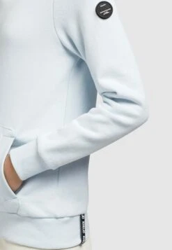 Khujo Rhabea - Hoodie - Hellblau -Khujo Mode Aanbiedingen Winkel 1023b5e19f6649848565674af4ab60b7