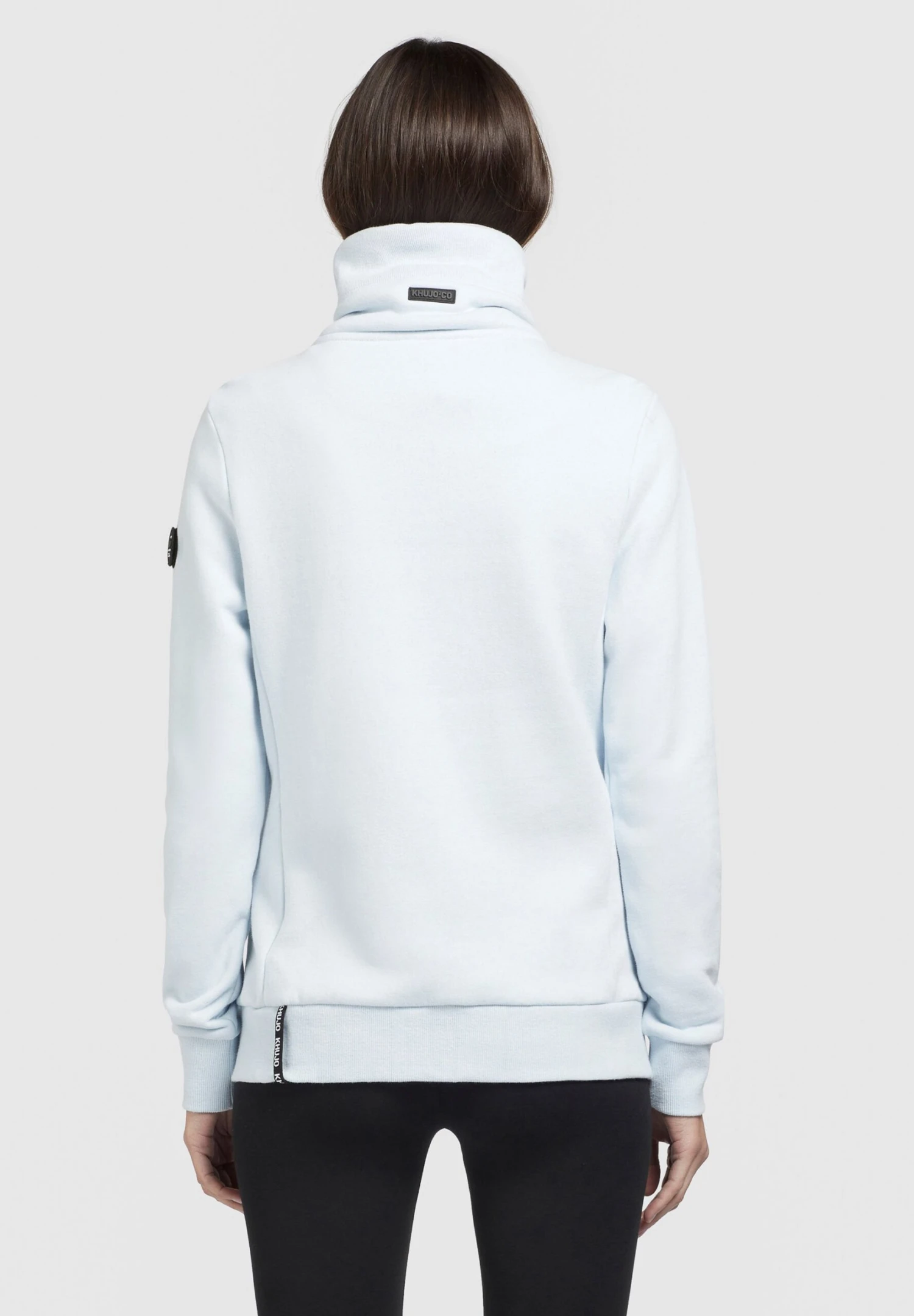 Khujo Tosta - Sweater Met Rits - Hellblau 3 Khujo Tosta - Sweater Met Rits - Hellblau - Afbeelding 3