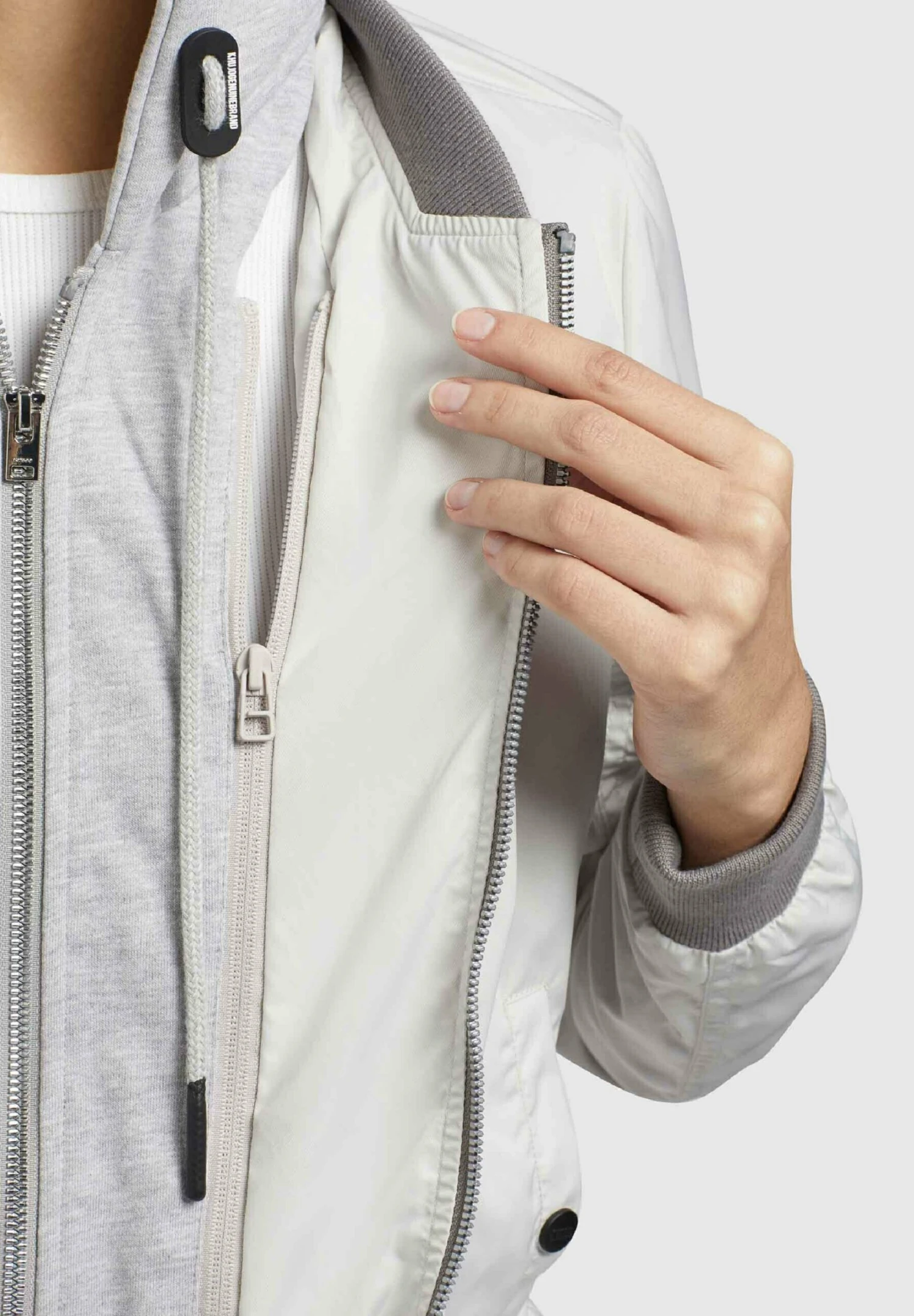 Khujo Persee - Lichte Jas - Hellgrau 6 Khujo Persee - Lichte Jas - Hellgrau - Afbeelding 6