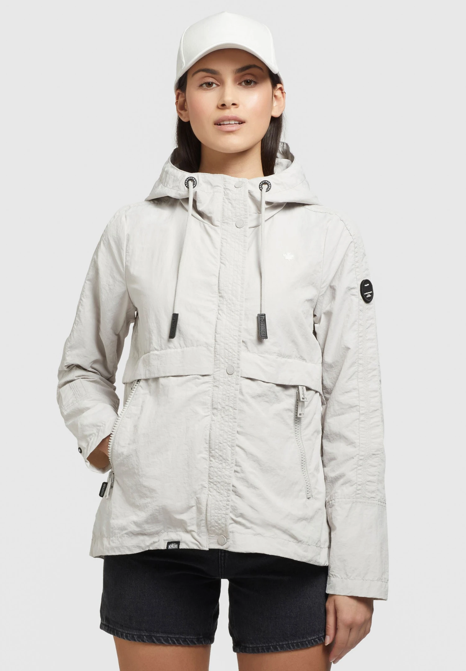 Khujo Zahira3 - Lichte Jas - Hellgrau 1 Khujo Zahira3 - Lichte Jas - Hellgrau