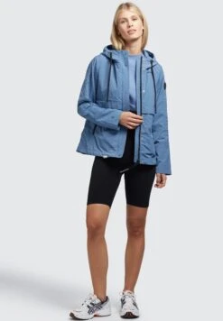 Khujo Zahira - Lichte Jas - Blau -Khujo Mode Aanbiedingen Winkel 11eab81e6adb4e1a94f74310441487a2