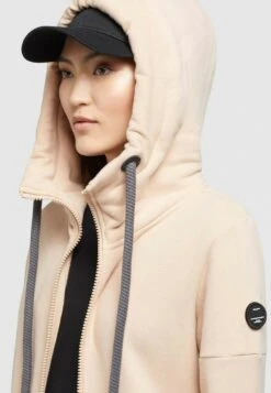 Khujo Salomea - Sweater Met Rits - Aprikot -Khujo Mode Aanbiedingen Winkel 12be4fec35054df8b5109af329021c49