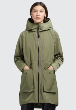 Khujo Mantel Ging - Halflange Jas - Olivgrün