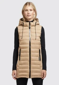 Khujo Weste Becca Matt - Bodywarmer - Beige -Khujo Mode Aanbiedingen Winkel 1551e7c2e3b344ffaa0097ece7aa83fc