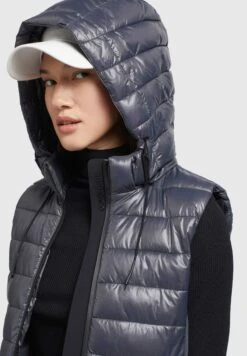 Khujo Becca Shiny - Bodywarmer - Grau -Khujo Mode Aanbiedingen Winkel 15bd5961dd0f43e48976527ec7880dfd