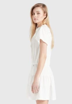 Khujo Kapua - Jurk - Weiß -Khujo Mode Aanbiedingen Winkel 1775575eae06460a9889f491ca7d31ed
