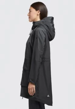 Khujo Mantel Ging - Halflange Jas - Schwarz -Khujo Mode Aanbiedingen Winkel 192c48ae770e4648baa7a5bf994f1019