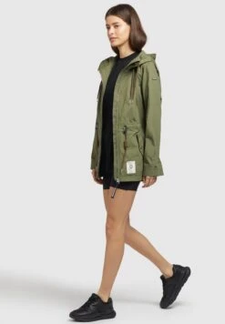 Khujo Sesia - Parka - Oliv -Khujo Mode Aanbiedingen Winkel 19d8822d1322411fbbc102717c5d6111