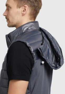 Khujo Wemo Shiny - Bodywarmer - Grau -Khujo Mode Aanbiedingen Winkel 19f122e002a140d68cd51e04f8de51f4