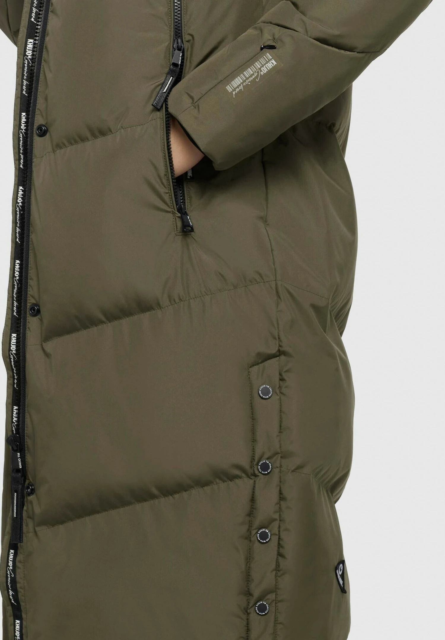 Khujo Sonje 4 - Winterjas - Khaki Grün 5 Khujo Sonje 4 - Winterjas - Khaki Grün - Afbeelding 5