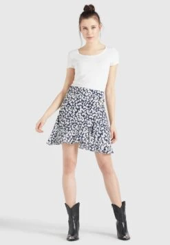 Khujo Undine - A-Lijn Rok - Dunkelblau-Weiß Geblümt 15 Khujo Undine - A-Lijn Rok - Dunkelblau-Weiß Geblümt -Khujo Mode Aanbiedingen Winkel 21d347c6b0544e418abd3e172b4ecebd