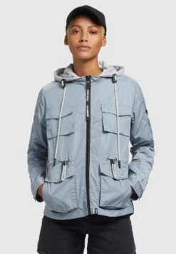 Khujo Flames - Lichte Jas - Blaugrau Hell