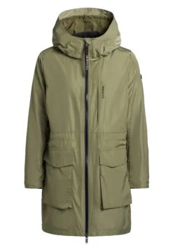 Khujo Mantel Ging - Halflange Jas - Olivgrün -Khujo Mode Aanbiedingen Winkel 267d184f60564d95b3f52b16636ae06e