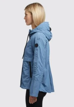 Khujo Zahira - Lichte Jas - Blau -Khujo Mode Aanbiedingen Winkel 26a100d42d9340e2910b92d3f6271e26