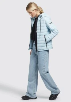 Khujo Lovina Matt - Jas - Hellblau -Khujo Mode Aanbiedingen Winkel 29ace5244e6541c1aa662bb5f7a36257