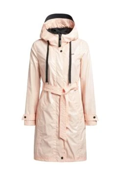 Khujo Alecia - Trenchcoat - Apricot -Khujo Mode Aanbiedingen Winkel 2c039e505371488a8ef06768e238b31f