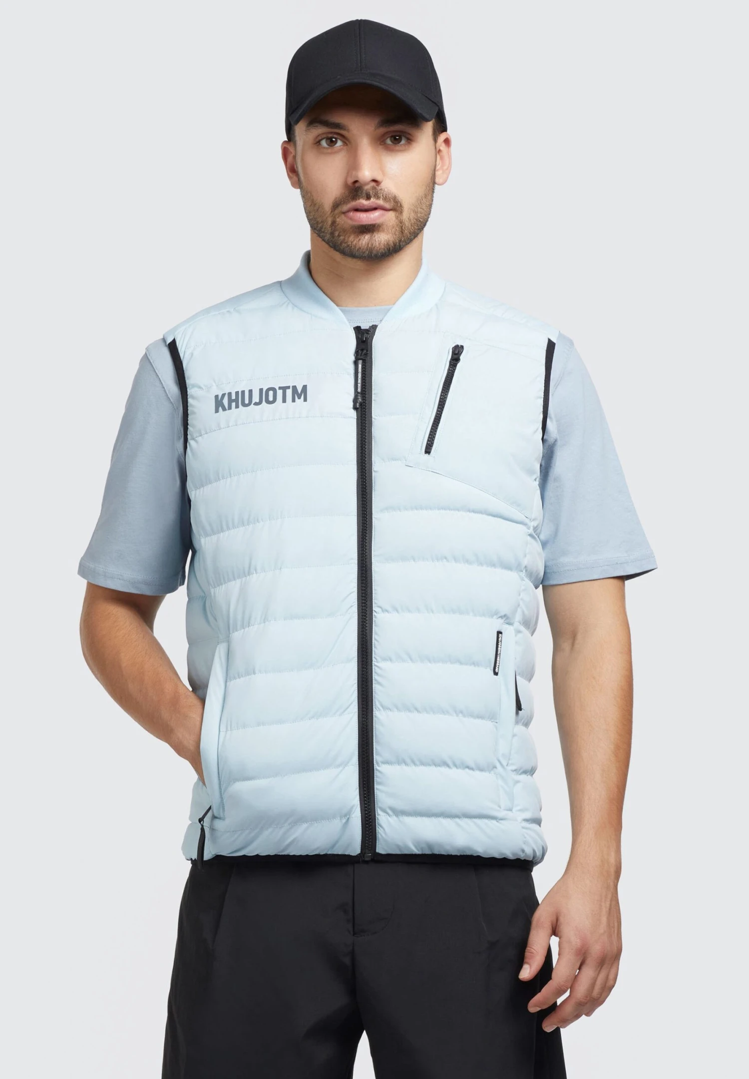 Khujo Reman Matt - Bodywarmer - Hellblau 1 Khujo Reman Matt - Bodywarmer - Hellblau
