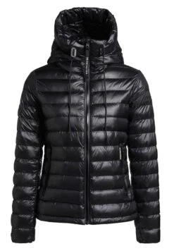 Khujo Lovina4 Shiny - Jas - Schwarz -Khujo Mode Aanbiedingen Winkel 313a3b62795740f69cf7a9608b1e749b