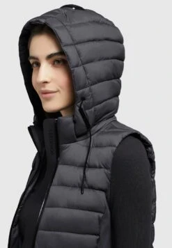 Khujo Weste Becca Matt - Bodywarmer - Schwarz -Khujo Mode Aanbiedingen Winkel 33f49cad9f454d3baee7ef6cb10045e4
