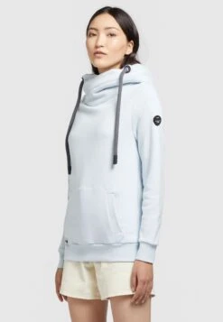 Khujo Rhabea - Hoodie - Hellblau -Khujo Mode Aanbiedingen Winkel 36eb58f6330d41fc8713770b2e06bf02