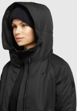 Khujo Laria - Winterjas - Schwarz -Khujo Mode Aanbiedingen Winkel 3784a8fae4094597830e78de74d10a30