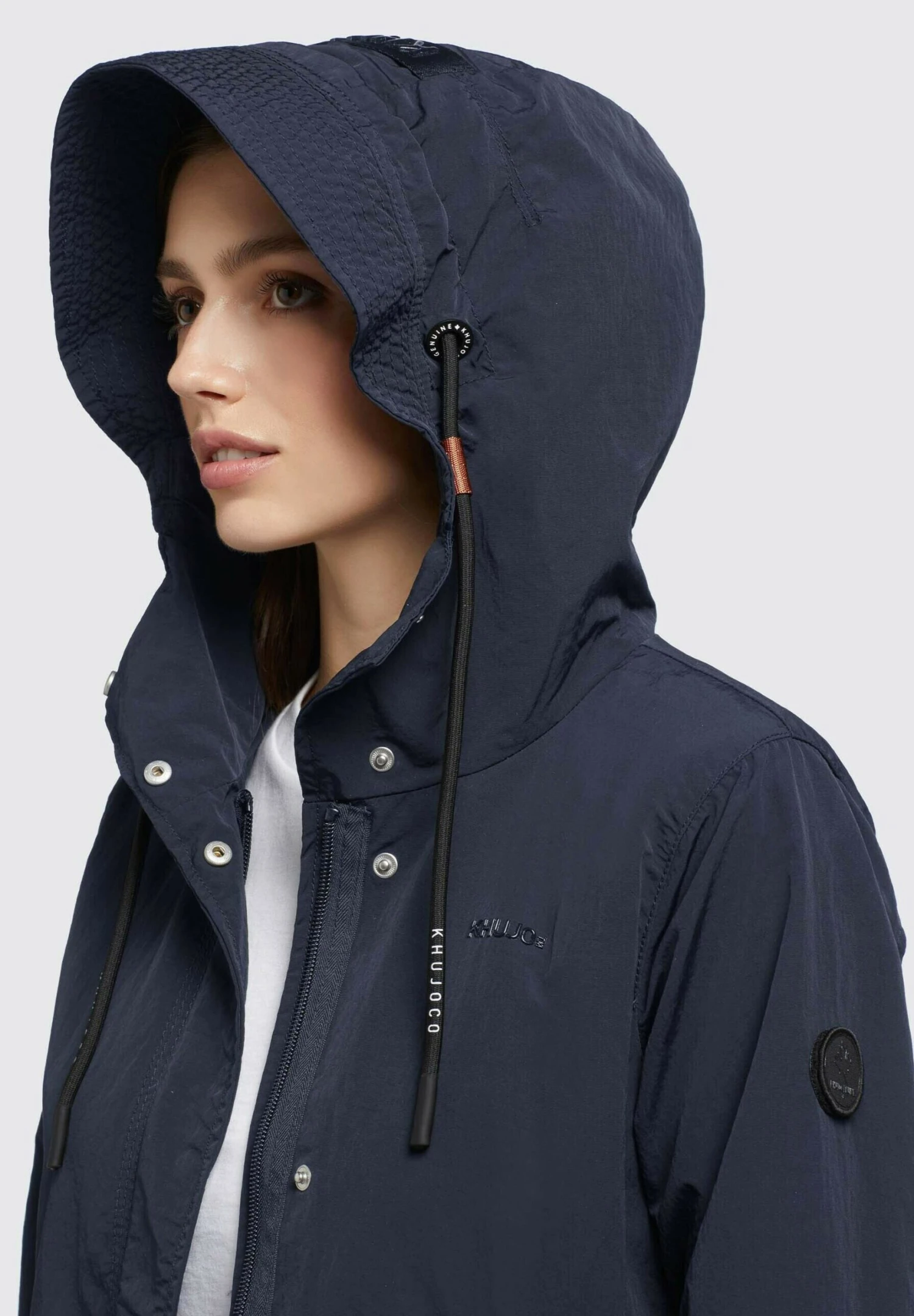 Khujo Adda - Halflange Jas - Dunkelblau 5 Khujo Adda - Halflange Jas - Dunkelblau - Afbeelding 5