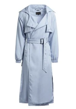 Khujo Garda - Trenchcoat - Blau -Khujo Mode Aanbiedingen Winkel 3dd72a7cfc204b0fbdcdfe0cc1dbc4f8