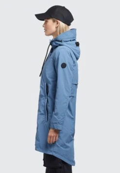 Khujo Adda - Halflange Jas - Blau -Khujo Mode Aanbiedingen Winkel 3ee0b01a75334c968358903a1261703e