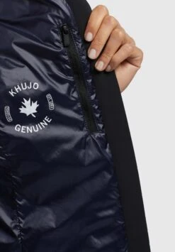 Khujo Maude Shiny - Bomberjacks - Dunkelblau -Khujo Mode Aanbiedingen Winkel 42a5845bb044469ab23de6b24ee5376a