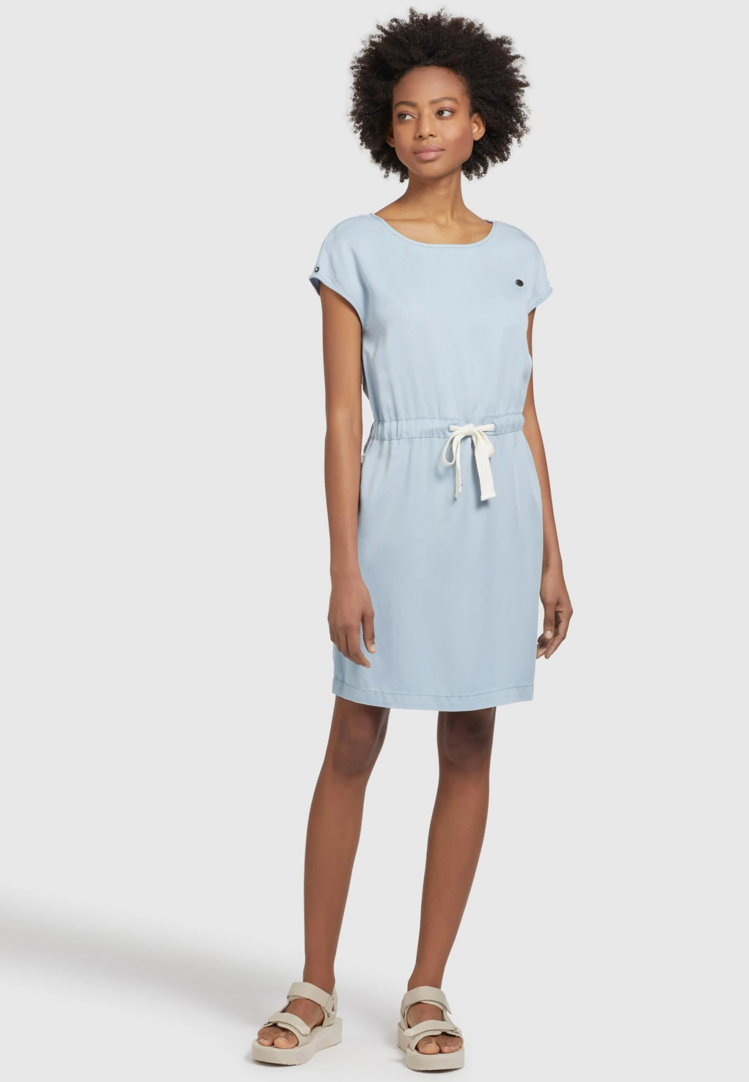 Khujo Hediye - Jurk - Hellblau 7 Khujo Hediye - Jurk - Hellblau - Afbeelding 7