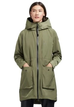 Khujo Mantel Ging - Halflange Jas - Olivgrün -Khujo Mode Aanbiedingen Winkel 44c73baa3def484f90b94f70f764852d