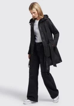 Khujo Lauren - Parka - Schwarz -Khujo Mode Aanbiedingen Winkel 46c2480da9084e559cf02540553e393e