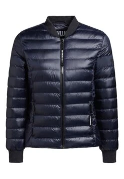 Khujo Maude Shiny - Bomberjacks - Dunkelblau -Khujo Mode Aanbiedingen Winkel 48dd2a08f143430bb8dcc5f905b00ace