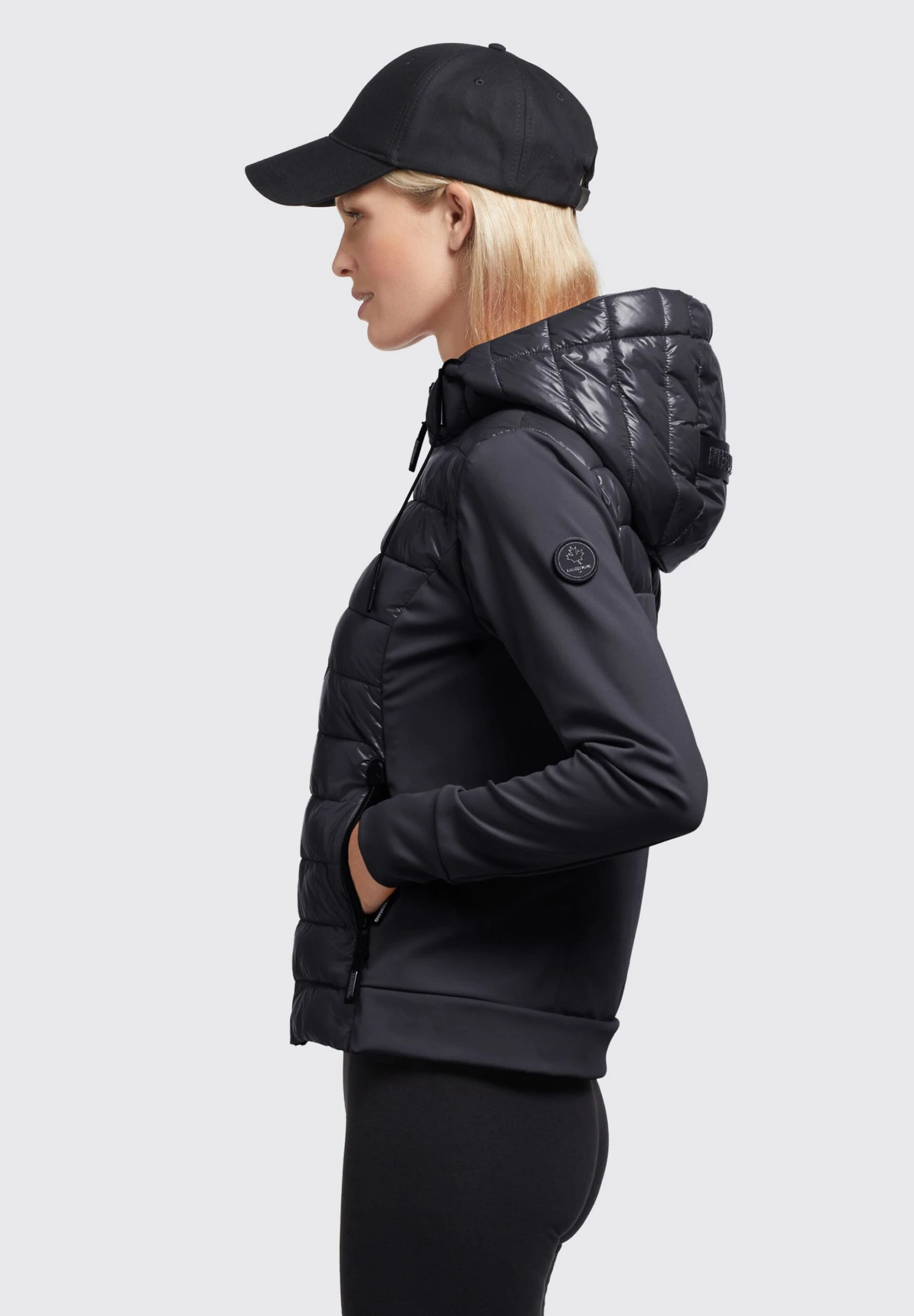 Khujo Ghita Shiny - Jas - Schwarz 4 Khujo Ghita Shiny - Jas - Schwarz - Afbeelding 4