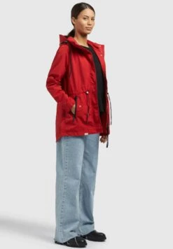 Khujo Caima2 - Parka - Rot -Khujo Mode Aanbiedingen Winkel 4948fe673ae34fad83f2e0c7dee9f669