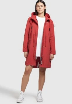 Khujo Adda - Parka - Rot -Khujo Mode Aanbiedingen Winkel 4f6510cf224f4cb19be19cfab6f12646
