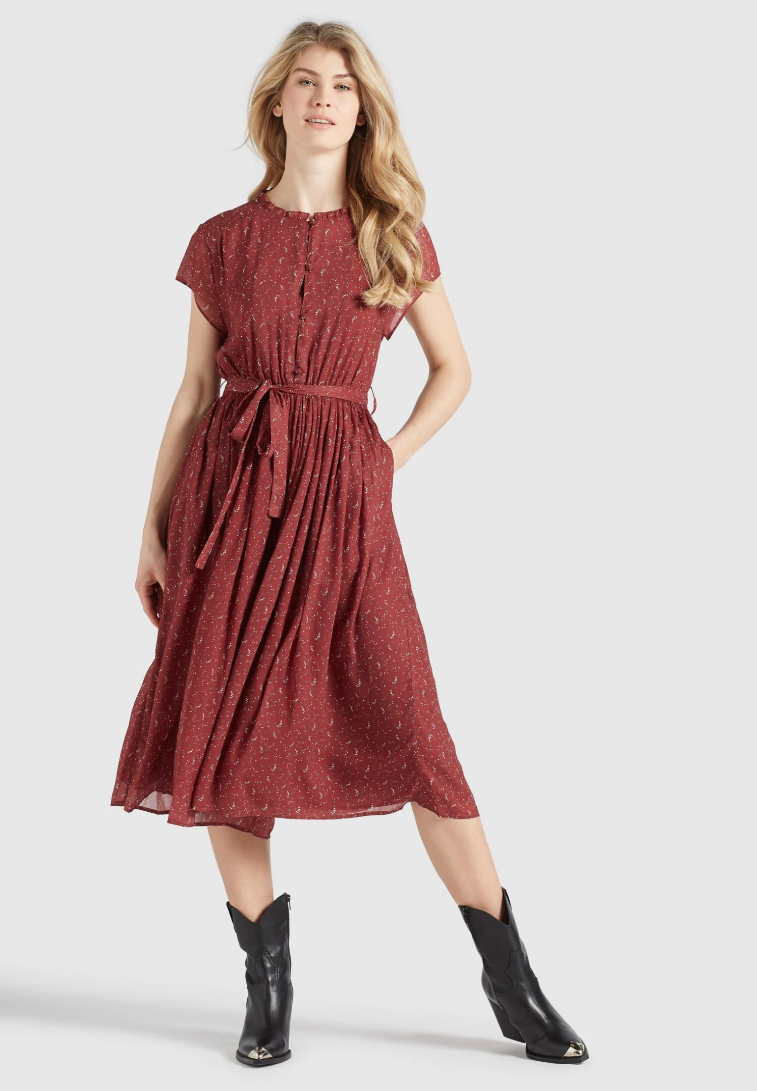 Khujo Louanna - Jumpsuit - Red 2 Khujo Louanna - Jumpsuit - Red - Afbeelding 2