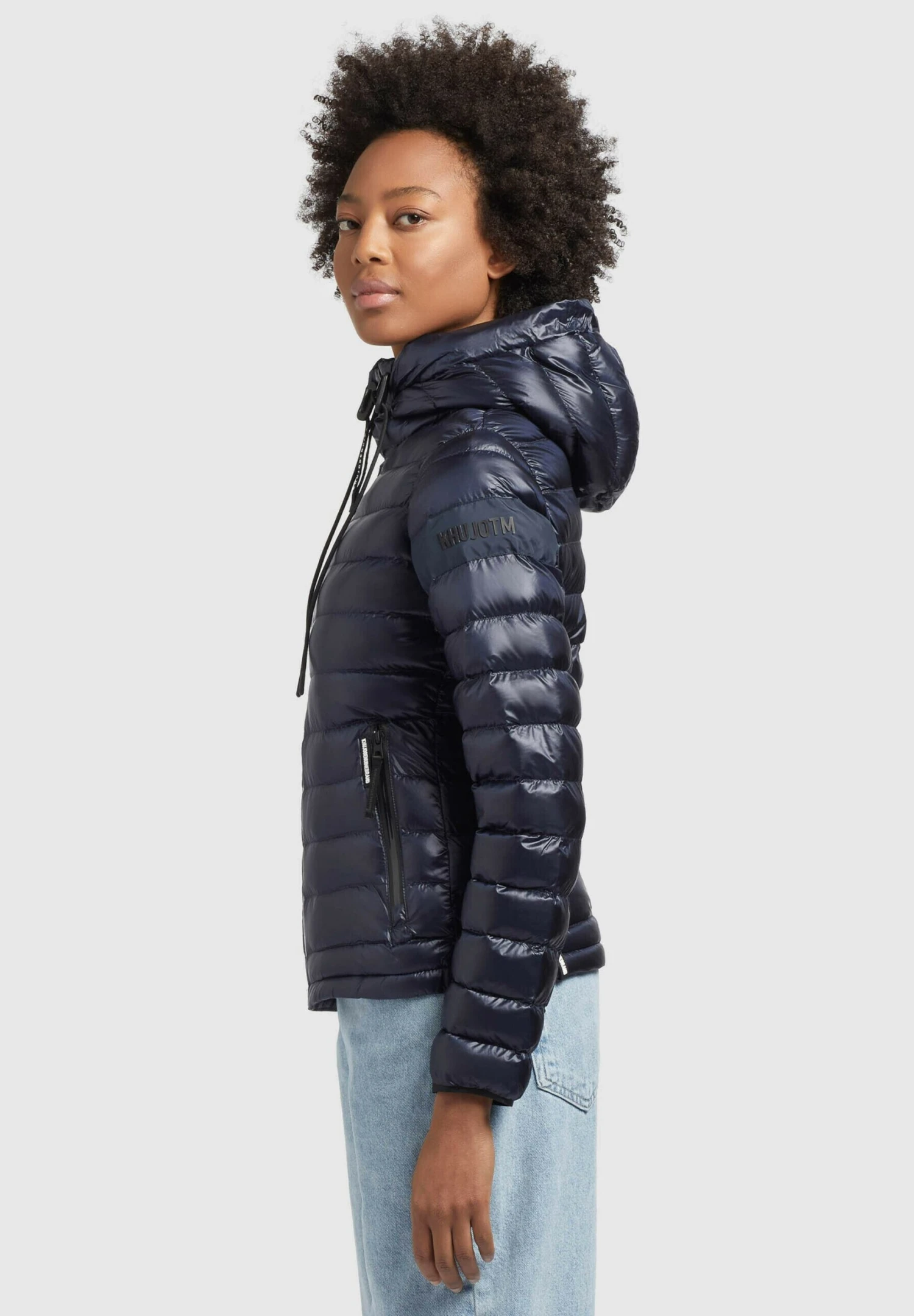 Khujo Lovina4 Shiny - Jas - Dunkelblau 5 Khujo Lovina4 Shiny - Jas - Dunkelblau - Afbeelding 5