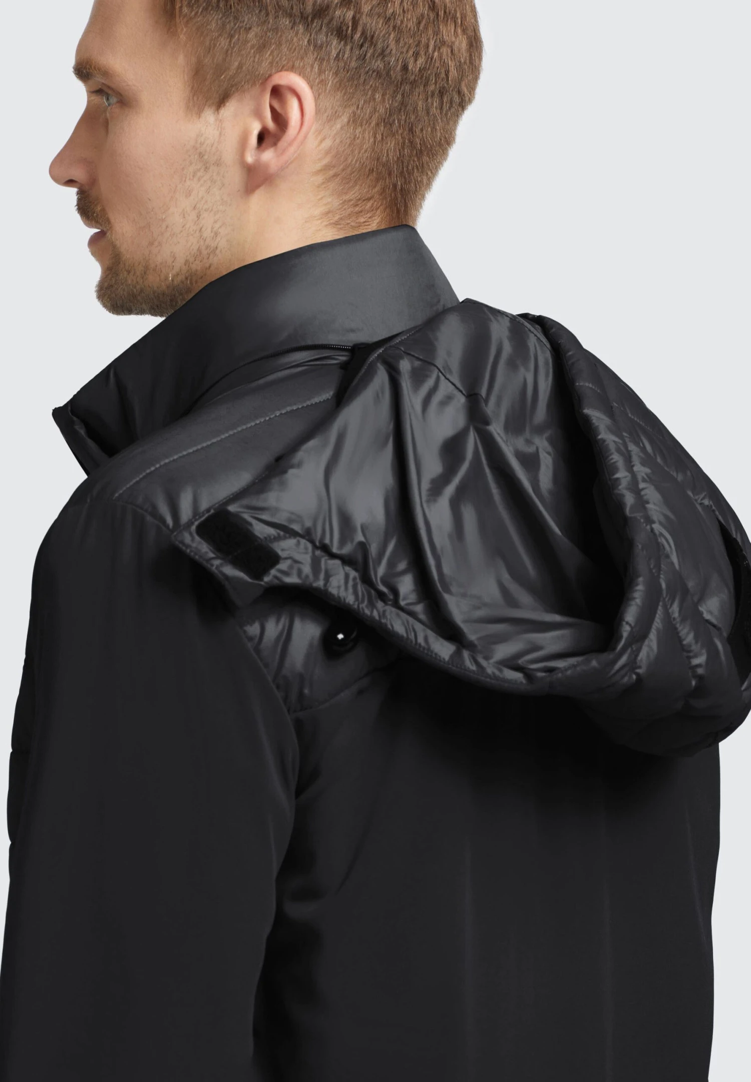 Khujo Bolt Matt - Jas - Schwarz 6 Khujo Bolt Matt - Jas - Schwarz - Afbeelding 6