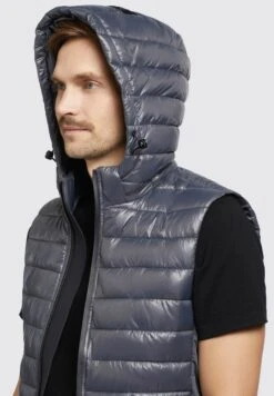 Khujo Wemo Shiny - Bodywarmer - Grau -Khujo Mode Aanbiedingen Winkel 55ba60a37c0b448e88b06e840e35e663