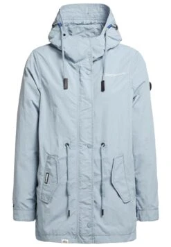 Khujo Caima - Parka - Hellblau -Khujo Mode Aanbiedingen Winkel 55c9a75d6a7040e1ba3ca81aac5ba366