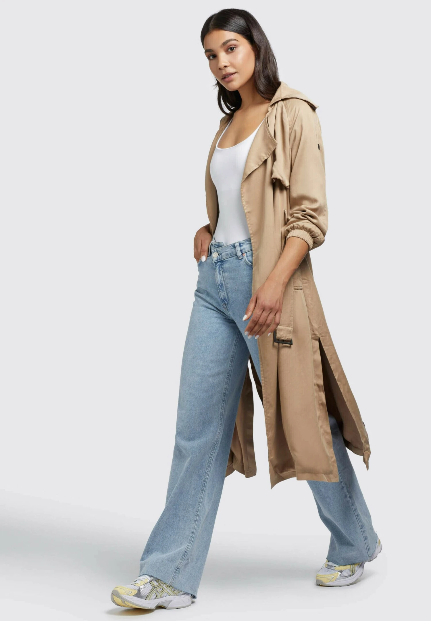 Khujo Garda - Trenchcoat - Beige 4 Khujo Garda - Trenchcoat - Beige - Afbeelding 4