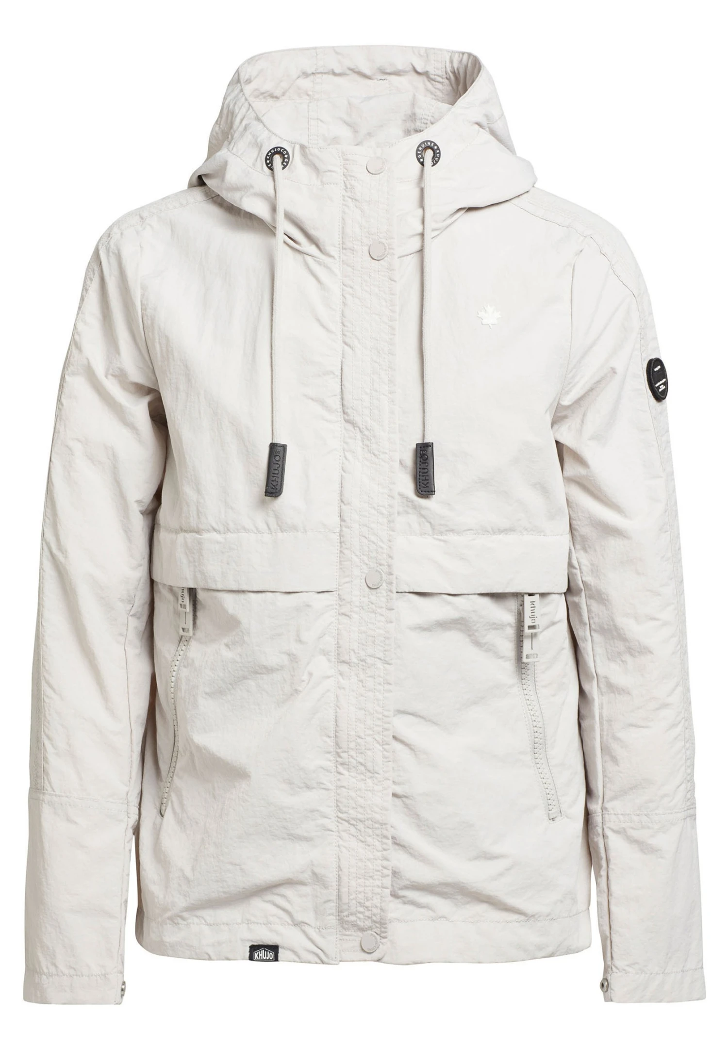 Khujo Zahira3 - Lichte Jas - Hellgrau 7 Khujo Zahira3 - Lichte Jas - Hellgrau - Afbeelding 7