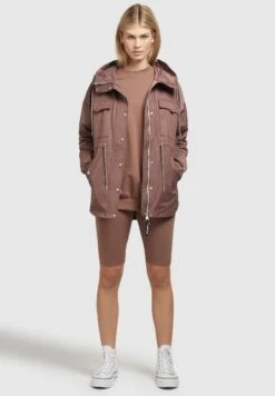 Khujo Prayata - Parka - Mauve -Khujo Mode Aanbiedingen Winkel 61326b67a1214976a27018efa037bcb3